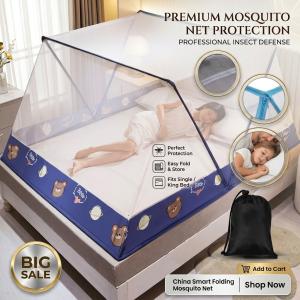 China Smart Folding Mosquito Net – Premium Insect Protection for Single & King Beds